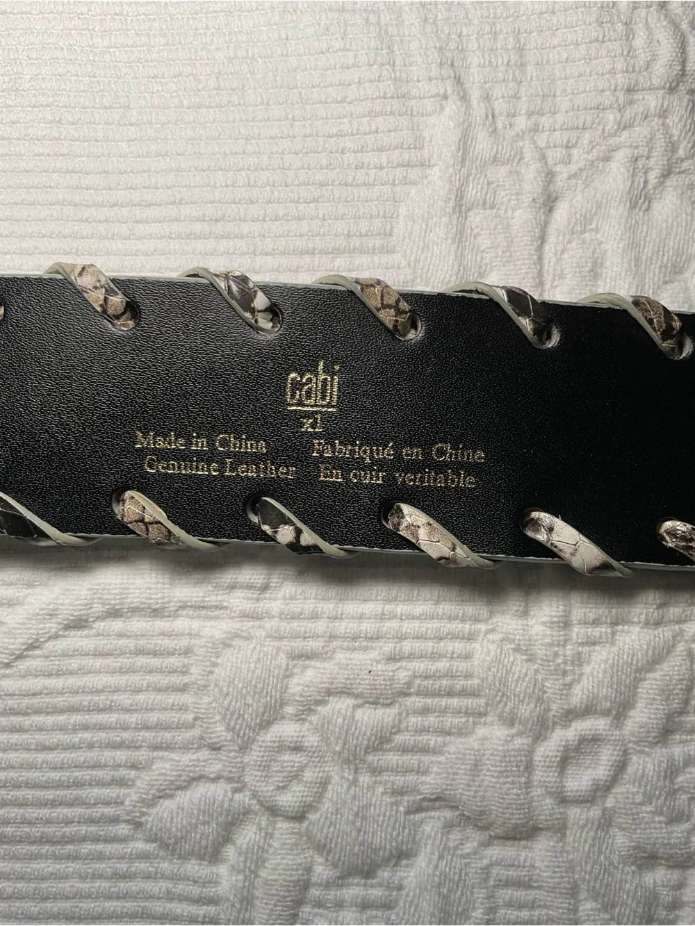 CAbi statement belt